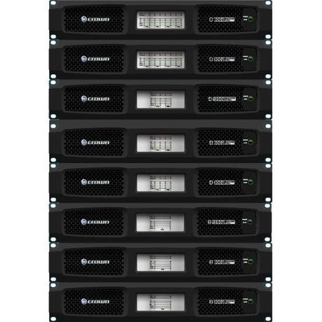 Crown DriveCore Install 4|1250 Amplifier - 10 kW RMS - 4 Channel - Black