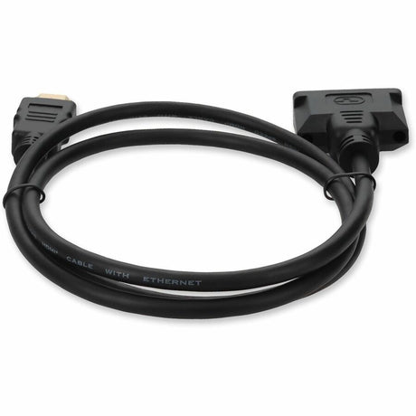 8in HDMI 1.3 Male to DVI-D Dual Link (24+1 pin) Female Black Cable For Resolution Up to 2560x1600 (WQXGA)