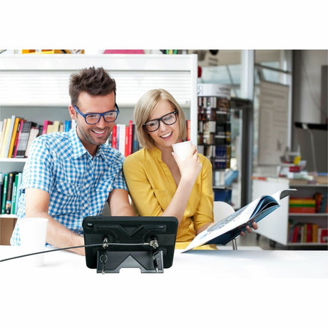 CTA Digital Rugged Security Case with Kickstand and Anti-Theft Cable for iPad Pro 9.7, iPad (Gen. 5-6), and iPad Air (Gen. 1-2)