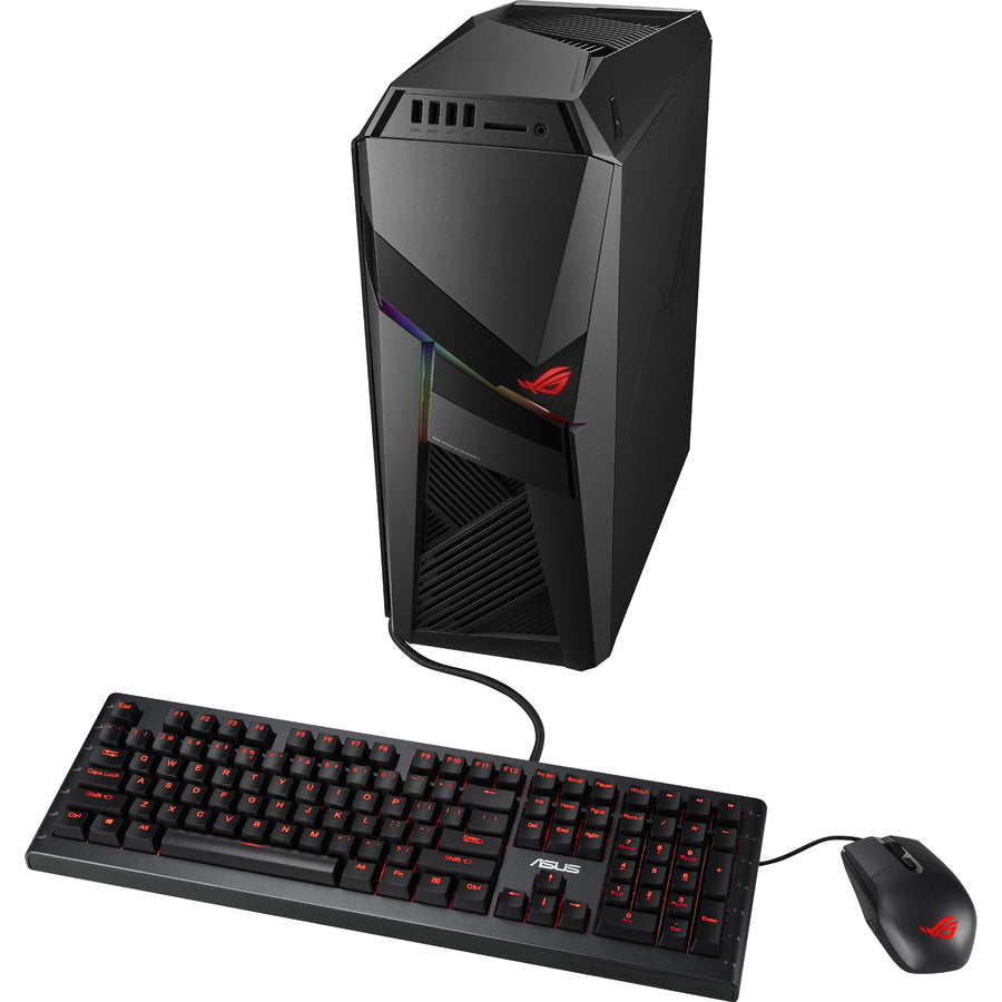 Asus ROG Strix GL12 GL12CX-XB781 Gaming Desktop Computer - Intel Core i7 9th Gen i7-9700K - 16 GB - 1 TB SSD - Tower - Iron Gray