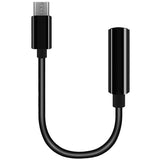 4XEM USB-C Male To 3.5mm Female Adapter Black
