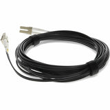 AddOn 3m LC (Male) to LC (Male) Black OM4 Duplex Fiber OFNR (Riser-Rated) Patch Cable