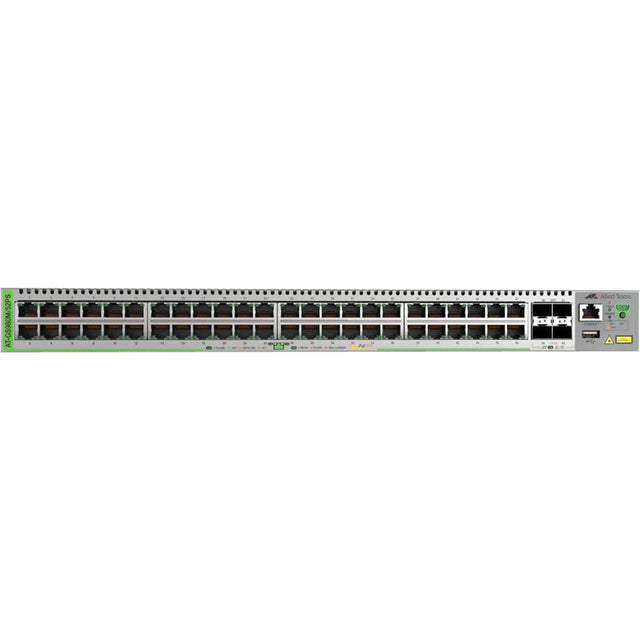 Allied Telesis 48 10/100/1000T-POE+ Switch With 4 SFP Slots