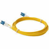 AddOn 1.5m LC (Male) to LC (Male) Straight Yellow OS2 Duplex Fiber LSZH Patch Cable