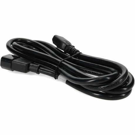 8ft C13 Female to C14 Male 14AWG 100-250V at 10A Black Power Cable