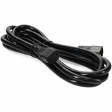 8ft C13 Female to C14 Male 14AWG 100-250V at 10A Black Power Cable