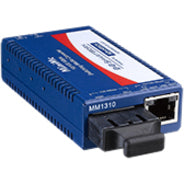 B+B SmartWorx 10/100Mbps Miniature Media Converter with LFPT