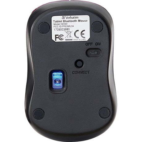 Bluetooth&reg; Wireless Tablet Multi-Trac Blue LED Mouse - Garnet