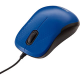 Verbatim Silent Corded Optical Mouse - Blue