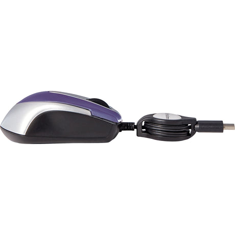 Verbatim USB-C Mini Optical Travel Mouse-Purple