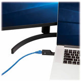 Eaton Tripp Lite Series USB-C to Gigabit Ethernet Vertical Network Adapter (M/F) - USB 3.1 Gen 1, 10/100/1000 Mbps, Black