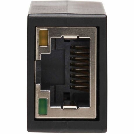 Eaton Tripp Lite Series USB-C to Gigabit Ethernet Vertical Network Adapter (M/F) - USB 3.1 Gen 1, 10/100/1000 Mbps, Black