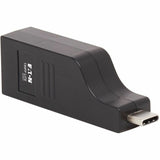 Eaton Tripp Lite Series USB-C to Gigabit Ethernet Vertical Network Adapter (M/F) - USB 3.1 Gen 1, 10/100/1000 Mbps, Black