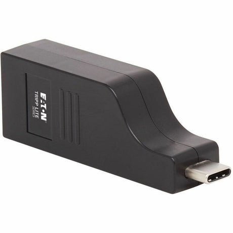 Eaton Tripp Lite Series USB-C to Gigabit Ethernet Vertical Network Adapter (M/F) - USB 3.1 Gen 1, 10/100/1000 Mbps, Black