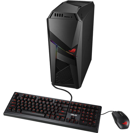Asus ROG Strix GL12 GL12CX-XB981 Gaming Desktop Computer - Intel Core i9 9th Gen i9-9900K - 32 GB - 1 TB SSD - Tower - Iron Gray