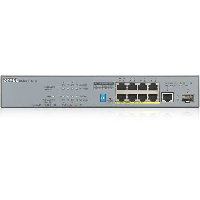 ZYXEL 8-port GbE Unmanaged PoE Switch with GbE Uplink