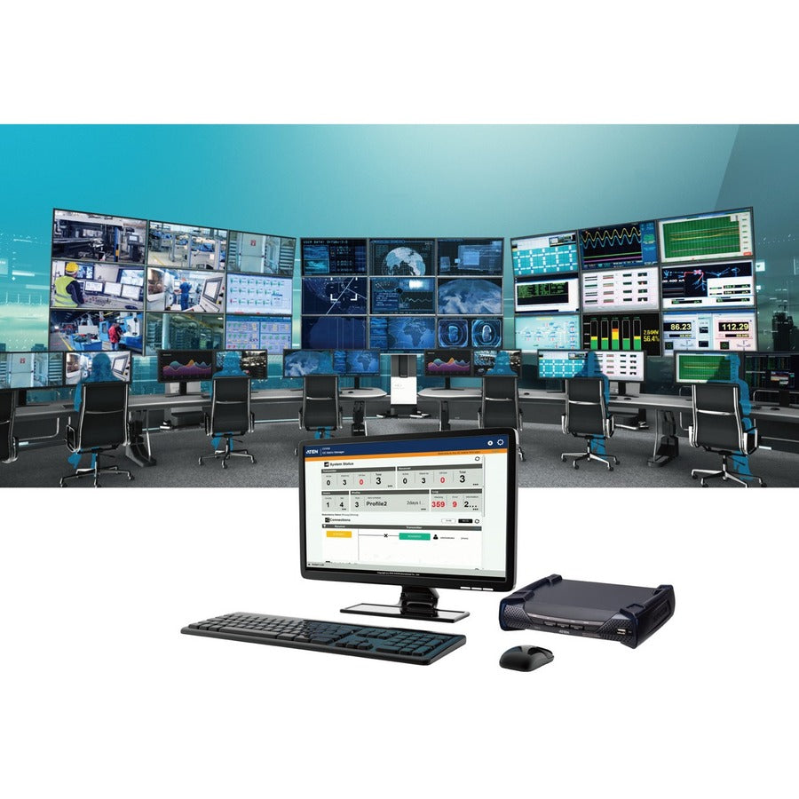 ATEN 4K DisplayPort Single Display KVM over IP Receiver