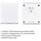 CyberPower P2WU Professional 2 - Outlet Surge with 500 J