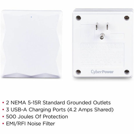 CyberPower P2WU Professional 2 - Outlet Surge with 500 J