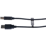 V7 USB A Male to USB B Male Cable USB 2.0 480 Mbps 5m/16.4ft Black