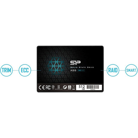 Silicon Power Ace A55 512 GB Solid State Drive - Internal - SATA (SATA/600)