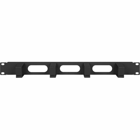 Intellinet 19" Cable Management Panel, 1U, 4 short plastic rings, Black