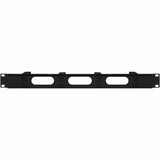 Intellinet 19" Cable Management Panel, 1U, 4 short plastic rings, Black