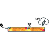 Mimo Monitors 23" Shelf Edge Stretch Display with Android Player