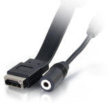 C2G HDMI, VGA, 3.5mm Audio Pass Through Single Gang Wall Plate with One Keystone - Aluminum