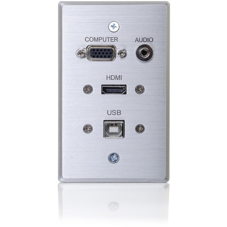 SINGLE GANG WP HDMI VGA 3.5MM