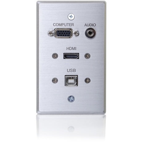 SINGLE GANG WP HDMI VGA 3.5MM