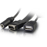 SINGLE GANG WP HDMI VGA 3.5MM