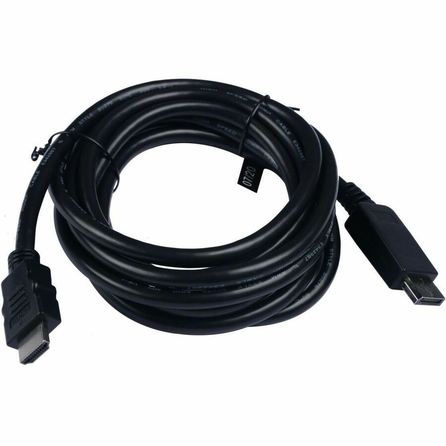 V7 DisplayPort Male to HDMI Male 3m/10ft Black
