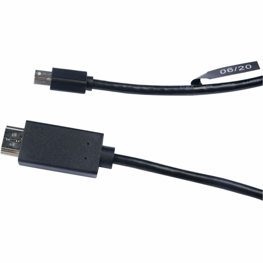 V7 Mini DisplayPort Male to HDMI Male 2m/6.6ft Black