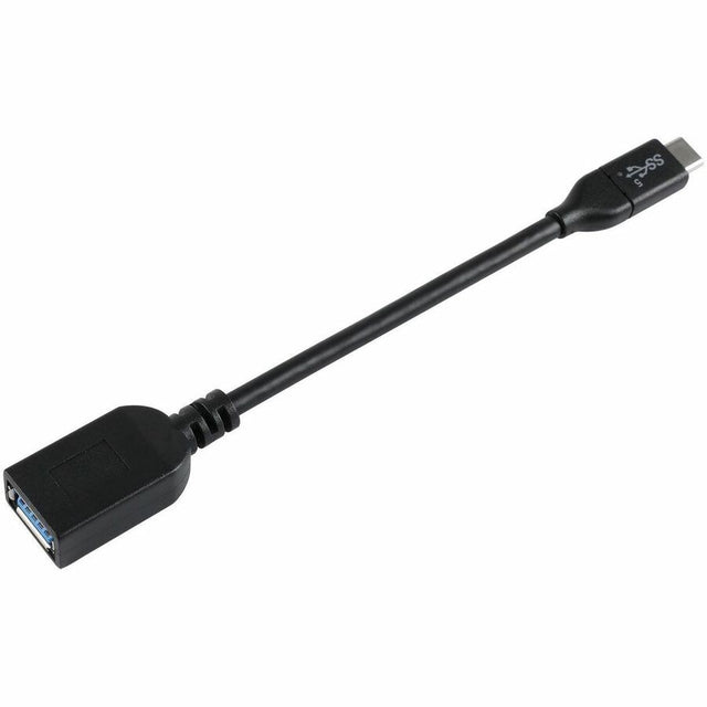 V7 USB A 5Gbps Female to USB-C Male cable 5 Gbps Black