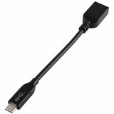 V7 USB A 5Gbps Female to USB-C Male cable 5 Gbps Black