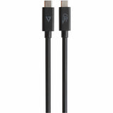 V7 USB 20Gbps 240W USB Type-C Cable 2M/6.6ft Black
