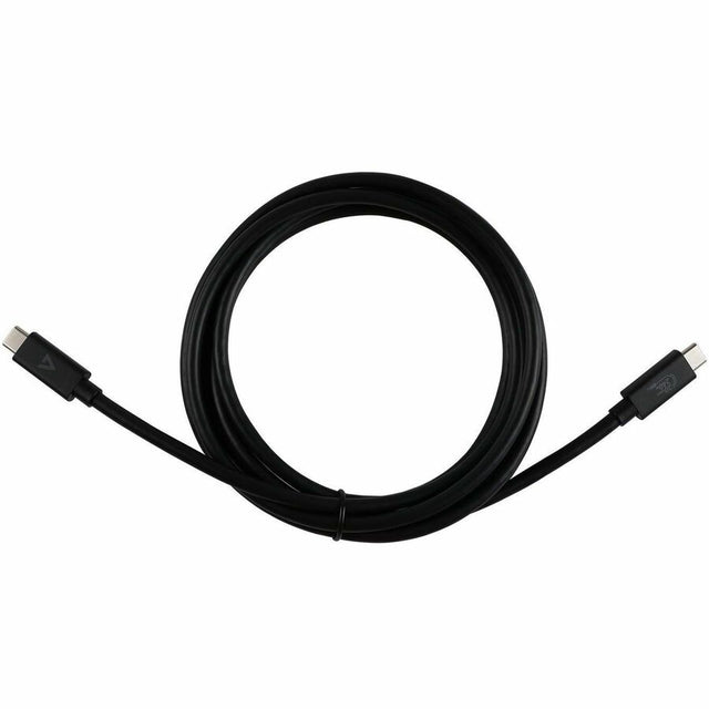 V7 USB 20Gbps 240W USB Type-C Cable 2M/6.6ft Black
