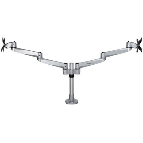 StarTech.com Desk Mount Dual Monitor Arm, Premium Articulating Desktop VESA Mount up to 27" (17.6lb/8kg) Displays, Height Adjustable