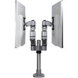 StarTech.com Desk Mount Dual Monitor Arm, Premium Articulating Desktop VESA Mount up to 27" (17.6lb/8kg) Displays, Height Adjustable
