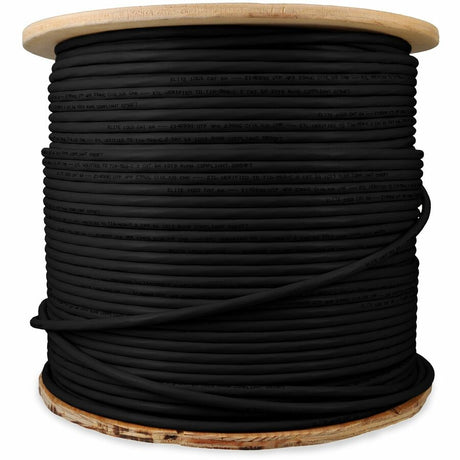 1000FT BLACK CAT6A FTP PVC