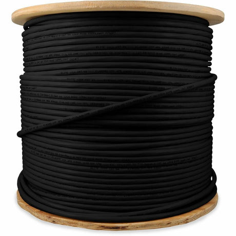 1000FT BLACK CAT6A FTP PVC