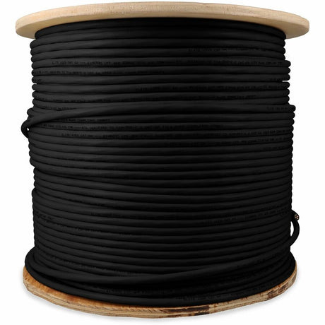 1000FT BLACK CAT6A FTP PVC