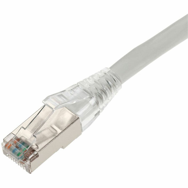 AddOn 45ft White CAT 6 Shielded PVC Ethernet Cable Snagless Bubble Boot RJ-45 M/M