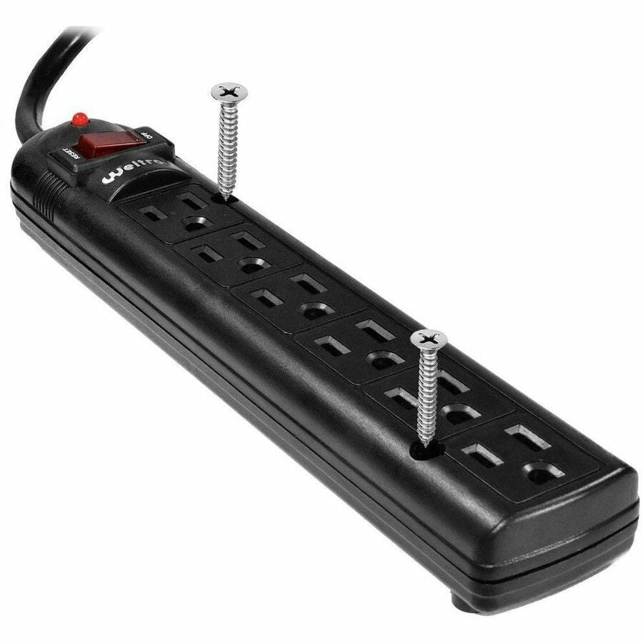 Weltron 6-Outlet Surge Protector