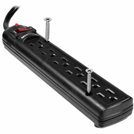 Weltron 6-Outlet Surge Protector