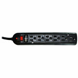Weltron 6-Outlet Surge Protector