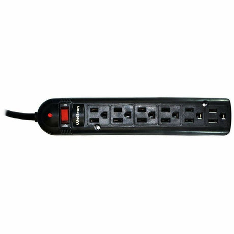 Weltron 6-Outlet Surge Protector
