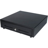 Star Micronics CD3-1616 Value Cash Drawer, Black 16Wx16D, 5Bill-5Coin - Printer-Driven, Cable Included, 2 Media Slots