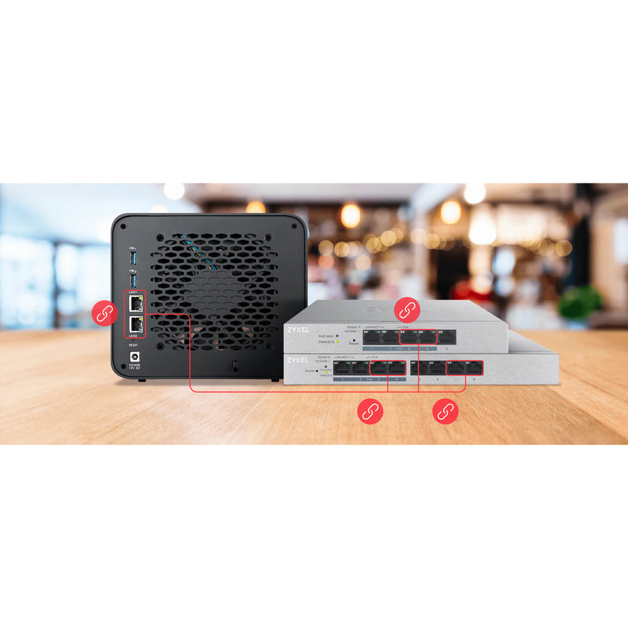 ZYXEL 8-Port GbE Web Managed PoE Switch